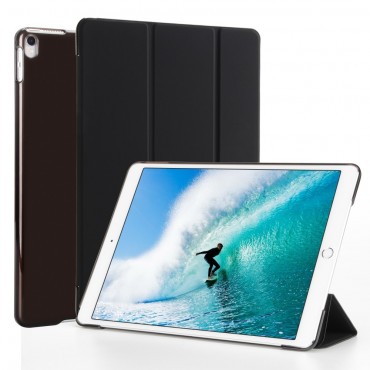 Moderne Tablettasche "Smart Fold" für iPad Pro 10.5 / iPad Air 2019 - schwarz