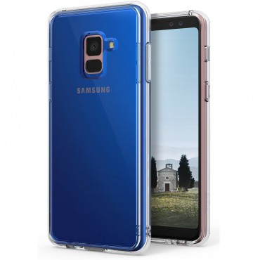 Hülle für Samsung Galaxy A8 Plus 2018 Ringke "Fusion" - clear
