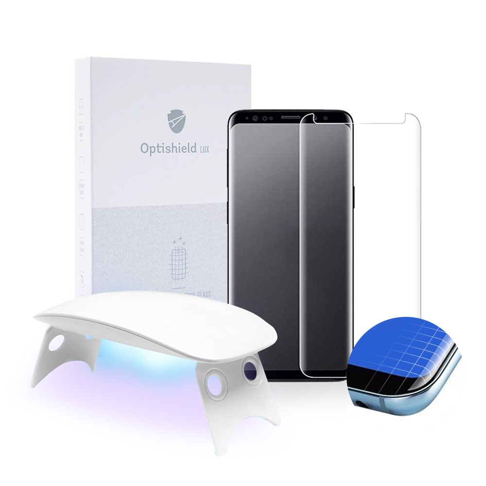 Glasschirmschutz Optishield LUX für die Samsung Galaxy S9 Plus