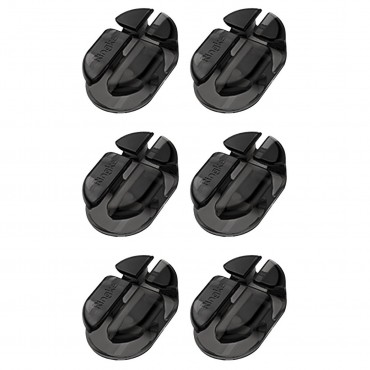 6-Pack Kabel Organizer Ringke "Cable Clip Holder" - schwarz