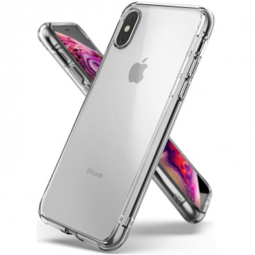Hülle für iPhone XS / iPhone X Ringke "Fusion" - clear