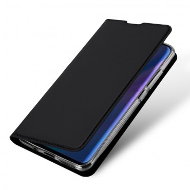 Moderne Handytasche "Skin" für Huawei P30 Lite aus Kunstleder - schwarz