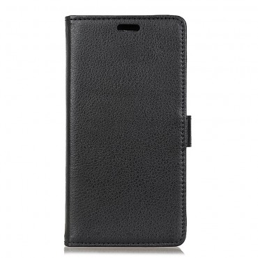 Samsung Galaxy S10e Handytasche "Litchi" - schwarz