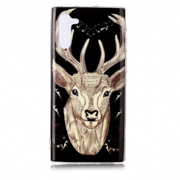 Samsung Galaxy Note 10 Handyhülle mit leuchtendem Motiv "Elk"