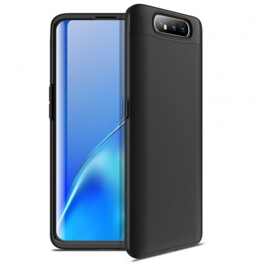 Samsung Galaxy A80 full body Handyhülle "Sleek" - schwarz