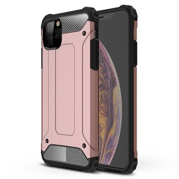 Robuste Hülle "Rock" für iPhone 11 Pro Max - pink