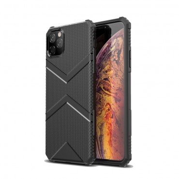 iPhone 11 Pro Max TPU Handyhülle "Shield Series" - schwarz