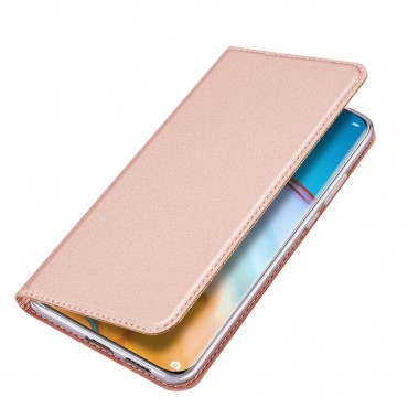 Moderne Handytasche "Skin" für Huawei P40 aus Kunstleder - pink