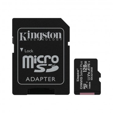 Micro SDXC Speicherkarte Kingston Canvas Select Plus Class 10 UHS-I 100MB/s - 128GB Micro SDXC Speicherkarte Kingston Canvas Select Plus Class 10 UHS-I 100MB/s - 128GB