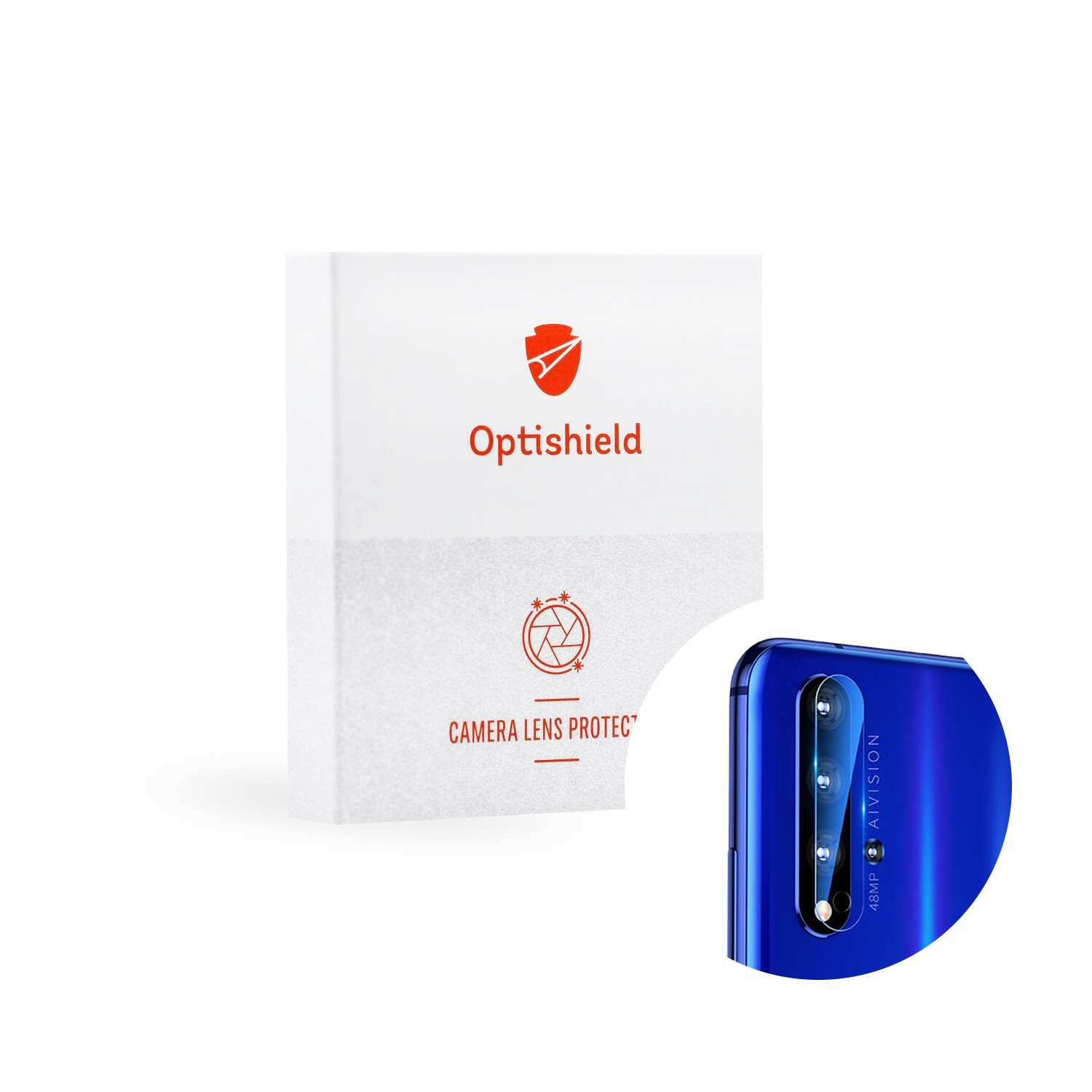 Kameraschutzglas für Huawei Nova 5T / Honor 20 Optishield Pro hohe Qualität