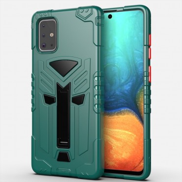 Hybrid TPU Handyhülle für Samsung Galaxy A71 "King" - grün Hybrid TPU Handyhülle für Samsung Galaxy A71 "King" - grün