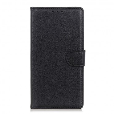 Samsung Galaxy A71 Handytasche "Litchi" - schwarz Samsung Galaxy A71 Handytasche "Litchi" - schwarz