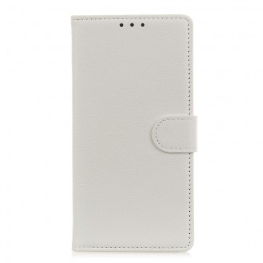 Samsung Galaxy A71 Handytasche "Litchi" - weiß Samsung Galaxy A71 Handytasche "Litchi" - weiß