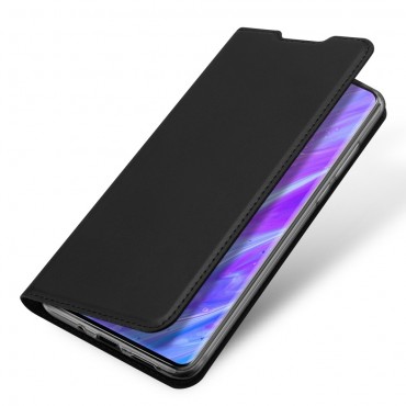 Moderne Handytasche "Skin" für Samsung Galaxy S20 aus Kunstleder - schwarz
