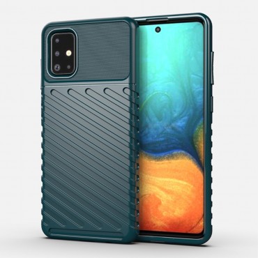 Samsung Galaxy A71 TPU Handyhülle "Titan X" - grün Samsung Galaxy A71 TPU Handyhülle "Titan X" - grün