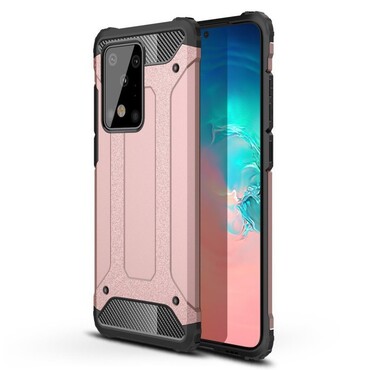 Robuste Hülle "Rock" für Samsung Galaxy S20 Ultra - pink