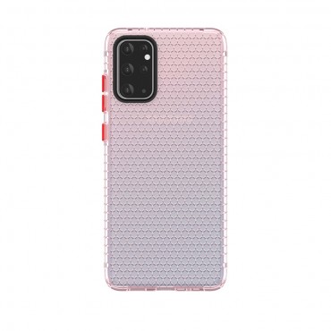 Hybrid TPU Handyhülle für Samsung Galaxy S20 Ultra "Honeycomb" - pink