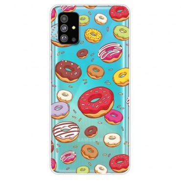 Dünne TPU Handyhülle für Samsung Galaxy S20 "Doughnuts"