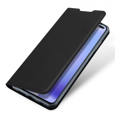 Moderne Handytasche "Skin" für Xiaomi Redmi K30 / Poco X2 aus Kunstleder - schwarz