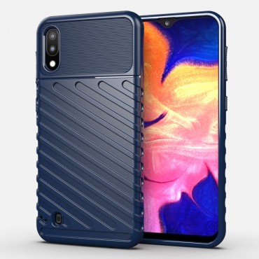 Samsung Galaxy M10 TPU Handyhülle "Titan X" - blau