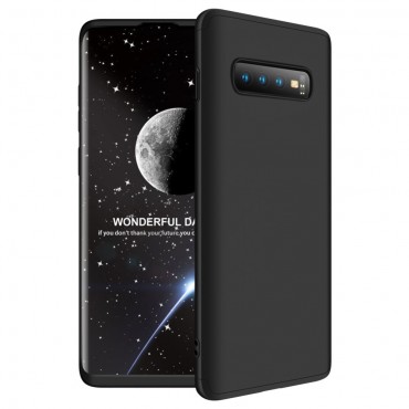 Samsung Galaxy S10 Plus full body Handyhülle "Sleek" - schwarz