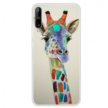 TPU Handyhülle für Huawei Y7p / P40 Lite E "Giraffe" - dünne