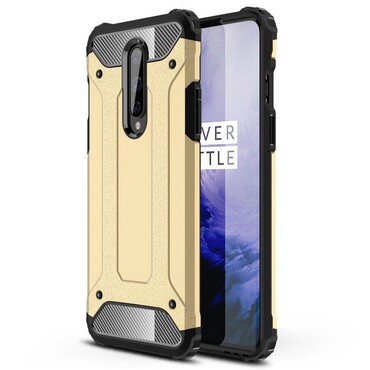 Robuste Hülle "Rock" für OnePlus 8 - goldfarbig Robuste Hülle "Rock" für OnePlus 8 - goldfarbig