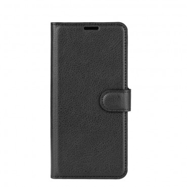 Xiaomi Redmi Note 9 Pro Max / Redmi Note 9S / Redmi Note 9 Pro Handytasche "Litchi" - schwarz