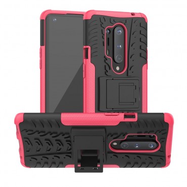 Handyhülle für OnePlus 8 Pro "Tough" - hybrid - pink