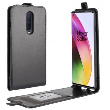 Moderne Klapphülle für OnePlus 8 - schwarz Moderne Klapphülle für OnePlus 8 - schwarz