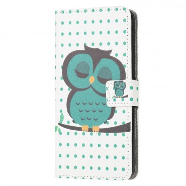 Moderne Handytasche "Sleeping Owl" für Samsung Galaxy A51 5G
