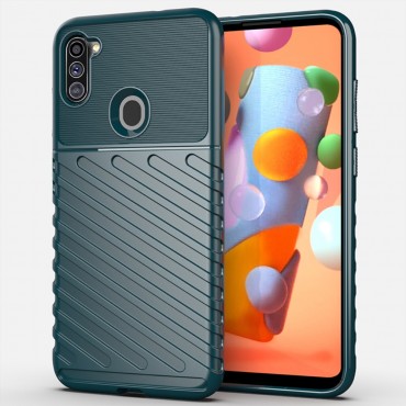 Samsung Galaxy A11 TPU Handyhülle "Titan X" - grün