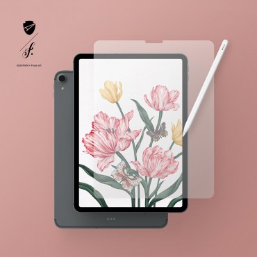 Schutzfolie zum Zeichnen auf iPad Pro 12.9 2018 / 2020 / 2021 Optishield© x Freya.art - das Gefühl von Papier auf deinem iPad