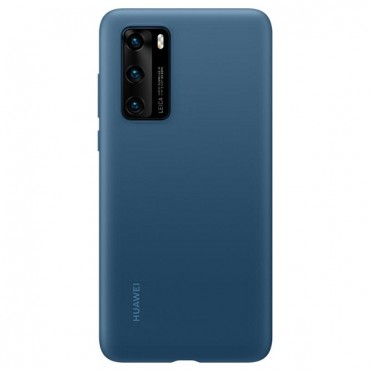 Original Handyhülle für Huawei P40 "Silicone Cover" - blau