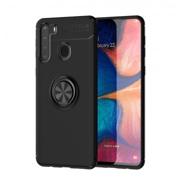 Samsung Galaxy A21 TPU Handyhülle "Multi Ring" - schwarz