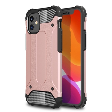 Robuste Hülle "Rock" für iPhone 12 Mini - pink