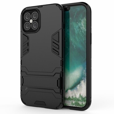 Handyhülle für iPhone 12 Pro Max "Impact X" - robuste - schwarz Handyhülle für iPhone 12 Pro Max "Impact X" - robuste - schwarz