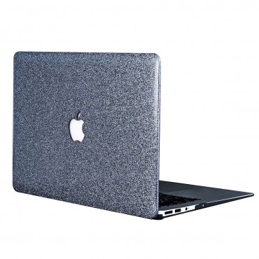 MacBook Pro 15 inch Retina Handytasche "Glitter" - silbern