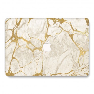 MacBook Pro 13 inch 2019 / MacBook Pro 13 inch Retina Handytasche "Marble" - gold marble