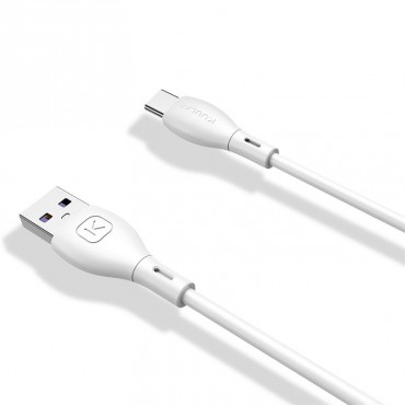 USB-C Kabel "Macaron" aus Silikon - 1m - weiß USB-C Kabel "Macaron" aus Silikon - 1m - weiß