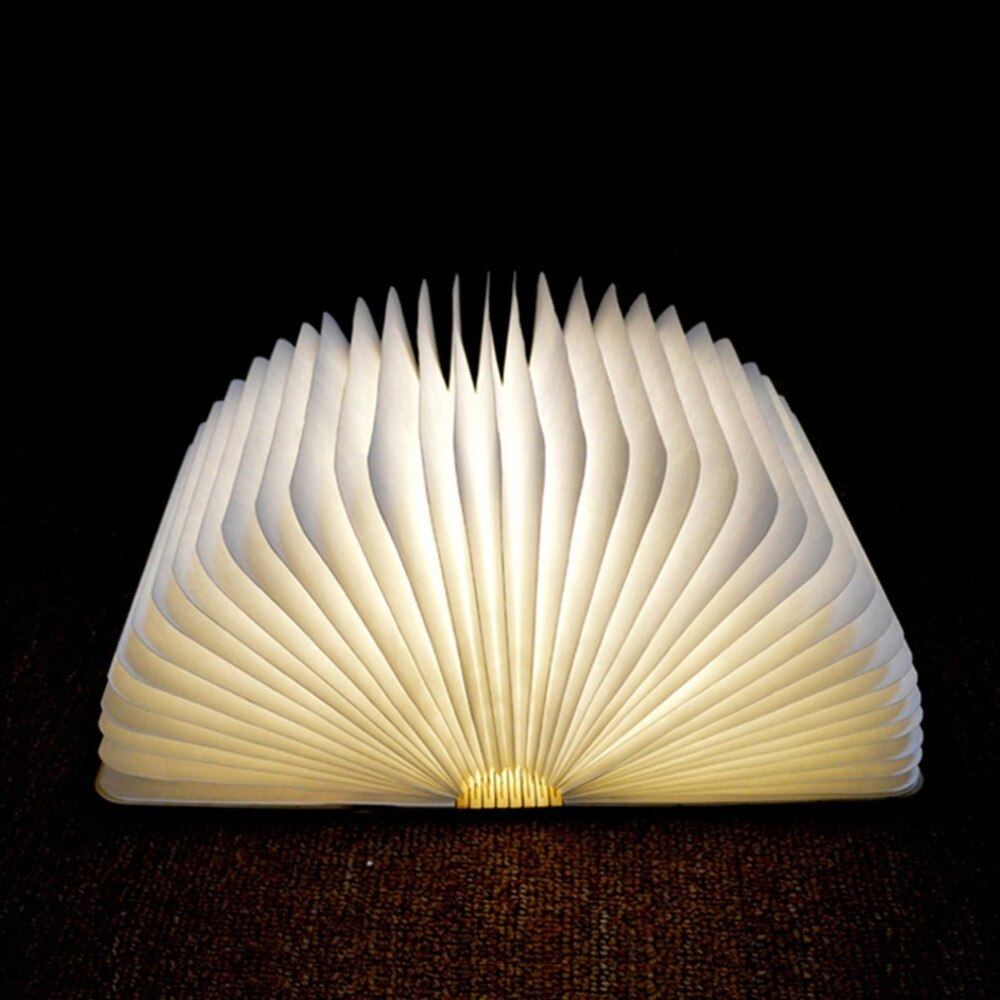 Nachtlampe "Lumi" - faltbare und tragbare Lampe in Form eines Buchs