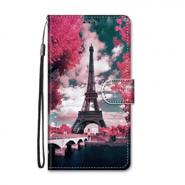 iPhone 12 Pro Max Handytasche "Lovely Eiffel Tower"