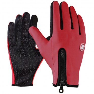 Winter Sport Touchscreen Handschuhe "Windy" - L rot