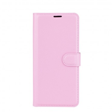 Xiaomi Redmi 9C Handytasche "Litchi" - pink