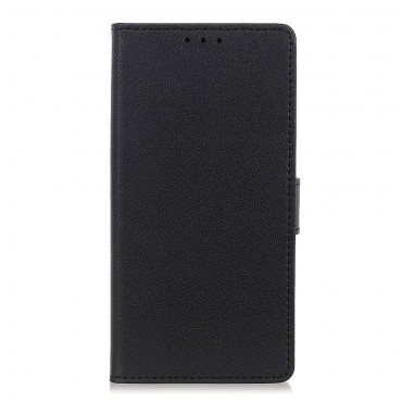 Google Pixel 5 Handytasche "Litchi" - schwarz