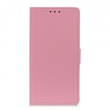 Google Pixel 5 Handytasche "Litchi" - pink