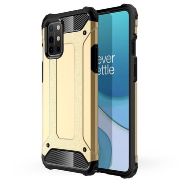 Robuste Handyhülle für OnePlus 8T "Rock" - goldfarbig