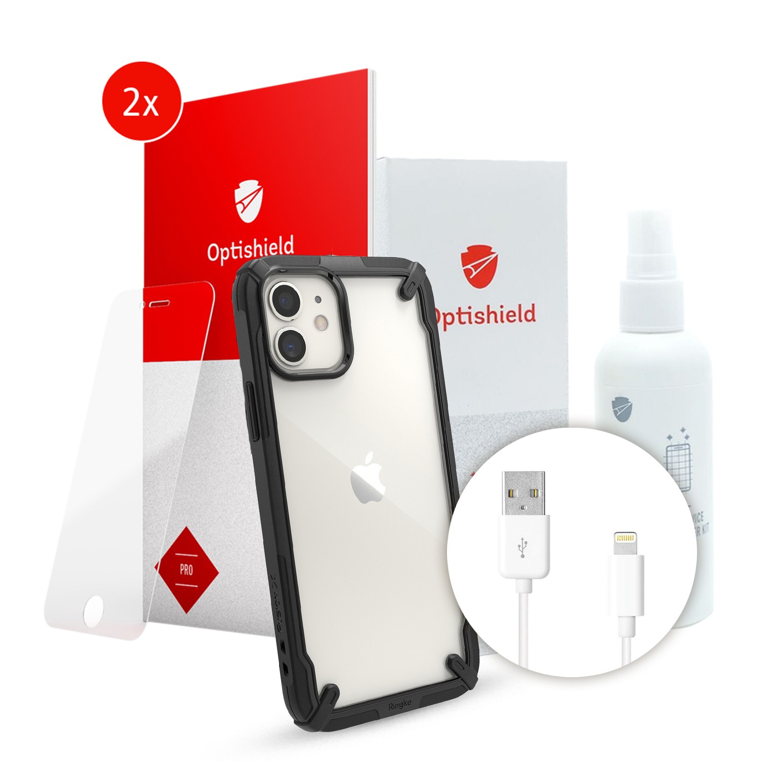 Fusion X Opti 5Pack für iPhone 12 Mini