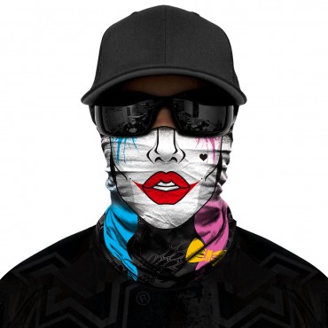 Schlauchschal "Stylexx" - vermeide die Kälte und falle auf - Harleyquinn