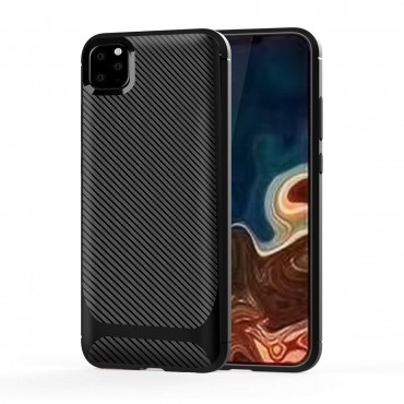 Silikon Hülle für iPhone 12 Pro Max "Carbon Shadow"